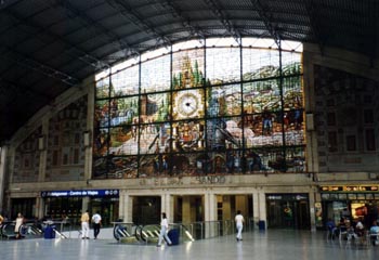 Abando station in Bilbao