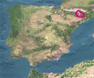 Key map, Catalan Pyrenees